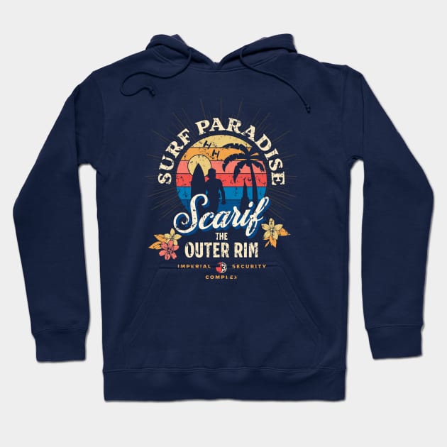 Surf Paradise Scarif Hoodie by sticks and bones vintage